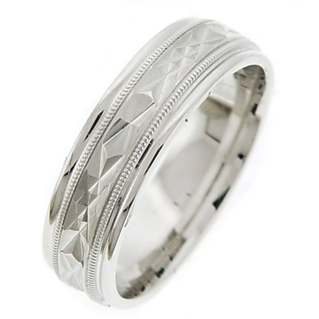 14K or 18K White Gold Celtic Ring