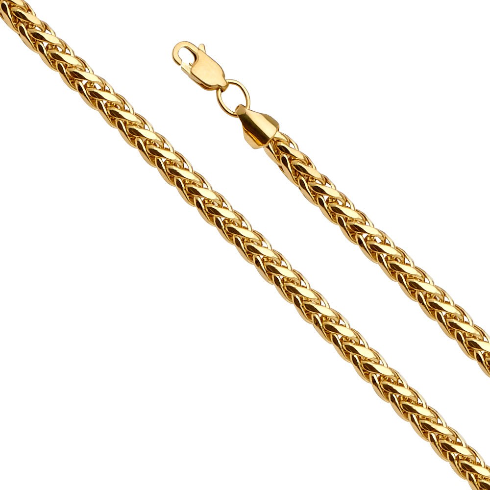 Stainless Steel Wheat Link Chain Bracelet | Stainless Steel Bracelet Women  - Gold - Aliexpress