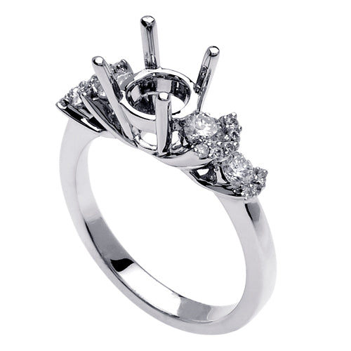 0.60ct 14K or 18K White Gold Diamond Ring